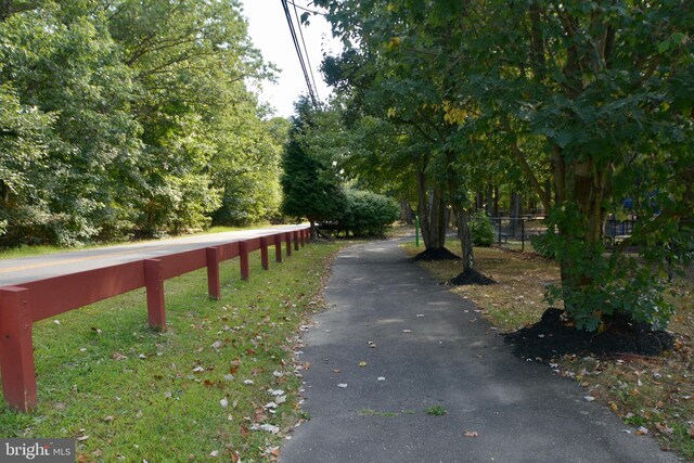 view of road