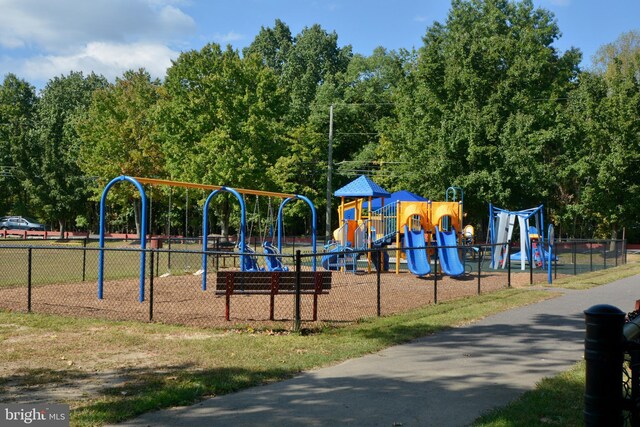 view of jungle gym