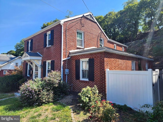 view of front of home