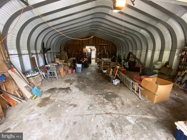 view of storage room