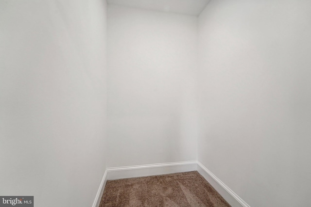 interior space with carpet flooring