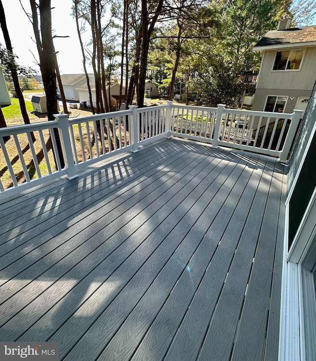 view of deck