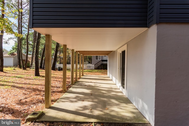 view of patio