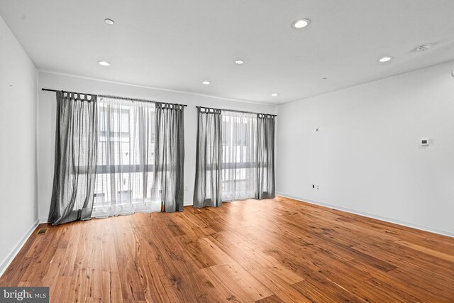 living room featuring light hardwood / wood-style floors