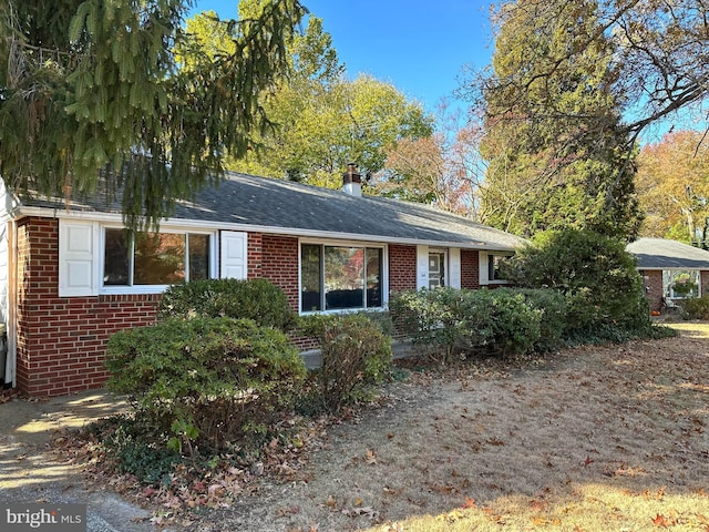 view of ranch-style home