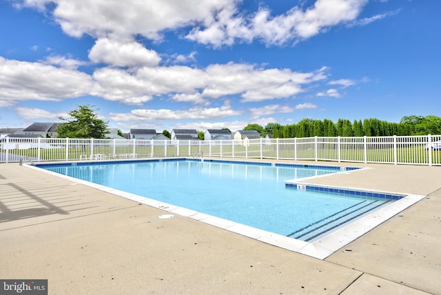 view of pool