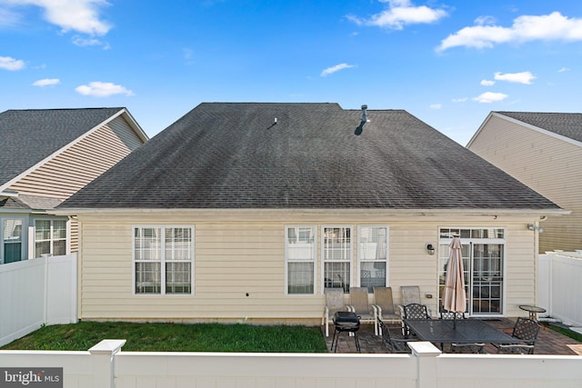 view of rear view of house