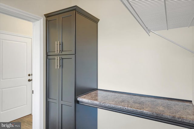 kitchen featuring hardwood / wood-style flooring