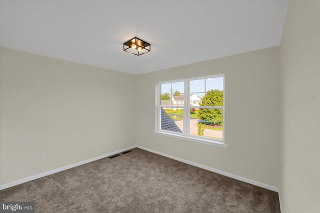 spare room with carpet floors