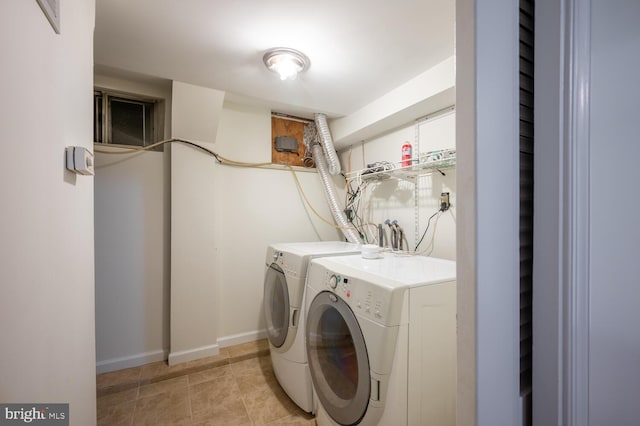 laundry area with washer and dryer