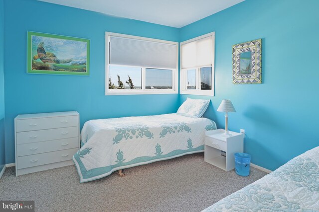 bedroom featuring carpet floors