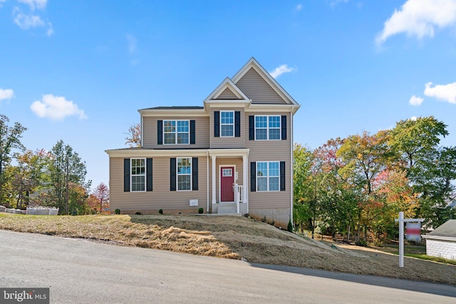 view of front of home