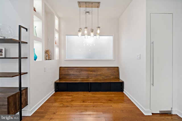 interior space featuring hardwood / wood-style floors