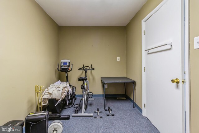 view of workout room