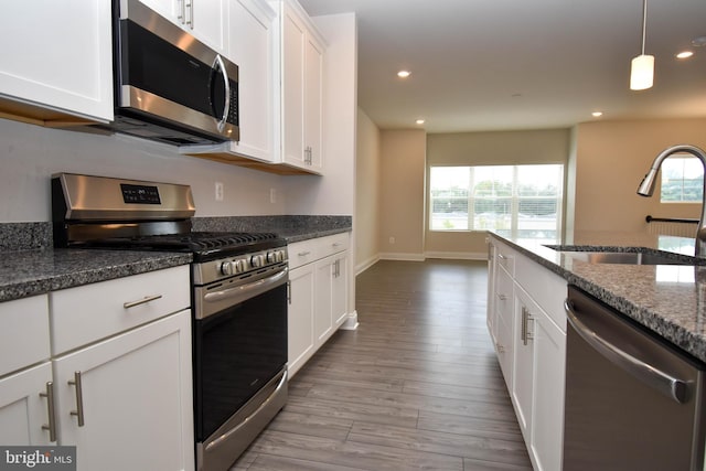 35332 Wright Way, Millsboro, DE 19966 - kitchen featuring plenty of natural light, dark wood-style flooring, stainless steel appliances, and a sink