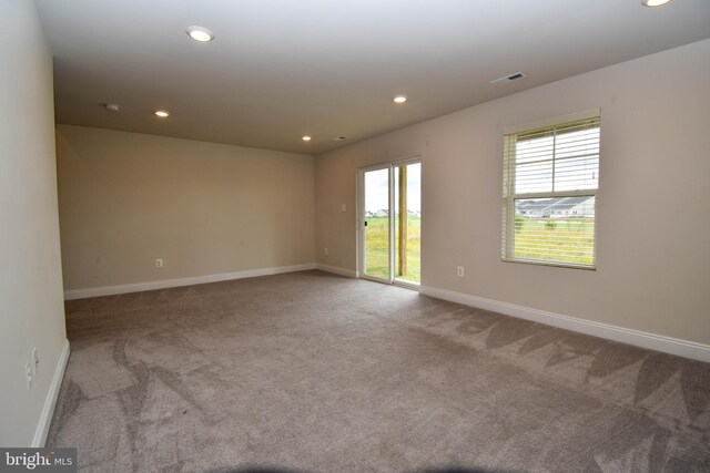 35332 Wright Way, Millsboro, DE 19966 - empty room featuring recessed lighting, visible vents, carpet flooring, and baseboards