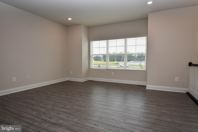 35332 Wright Way, Millsboro, DE 19966 - empty room featuring dark wood finished floors, baseboards, and recessed lighting