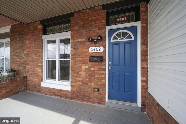 view of property entrance