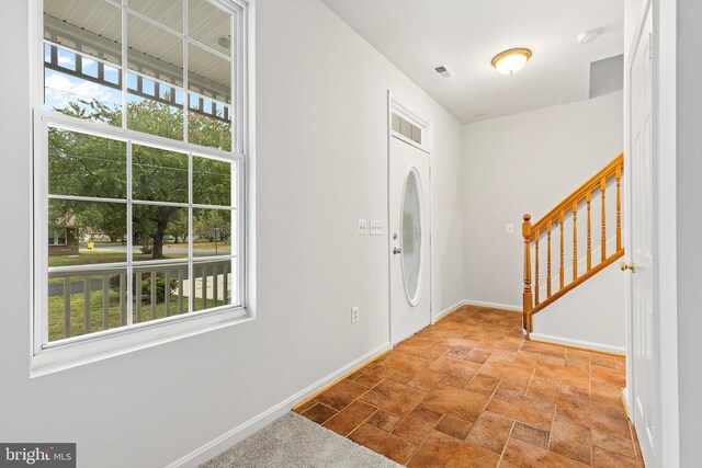 view of entrance foyer