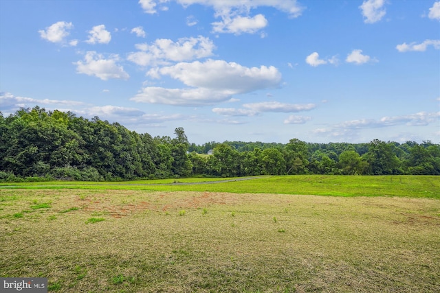 view of landscape with a rural view