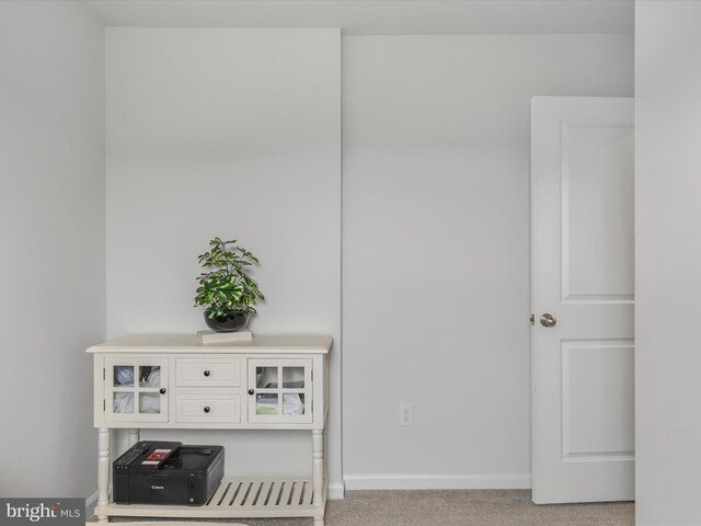 bathroom featuring walk in shower, vanity, hardwood / wood-style floors, and toilet