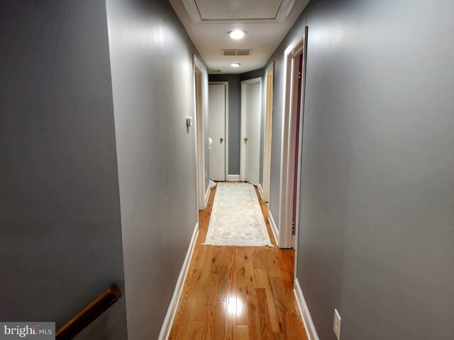 bedroom with hardwood / wood-style flooring