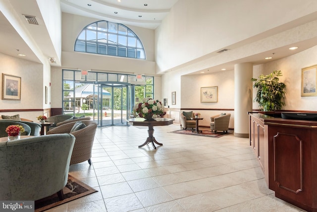 view of community lobby