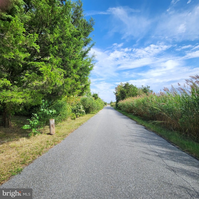 view of road