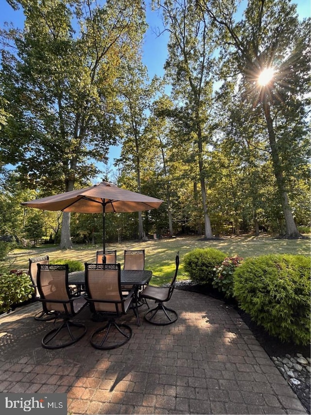 view of patio