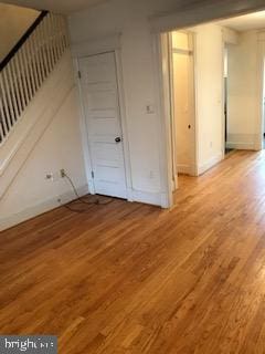 interior space featuring light hardwood / wood-style flooring