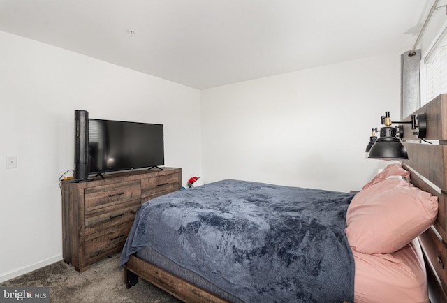 bedroom featuring carpet