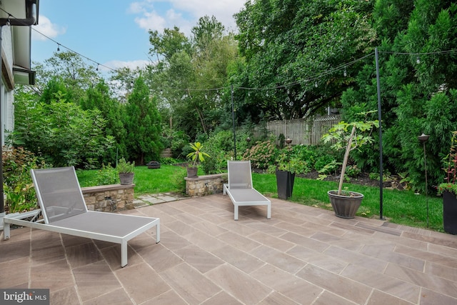 view of patio