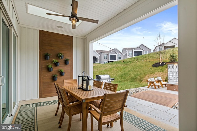 view of patio / terrace featuring outdoor dining area