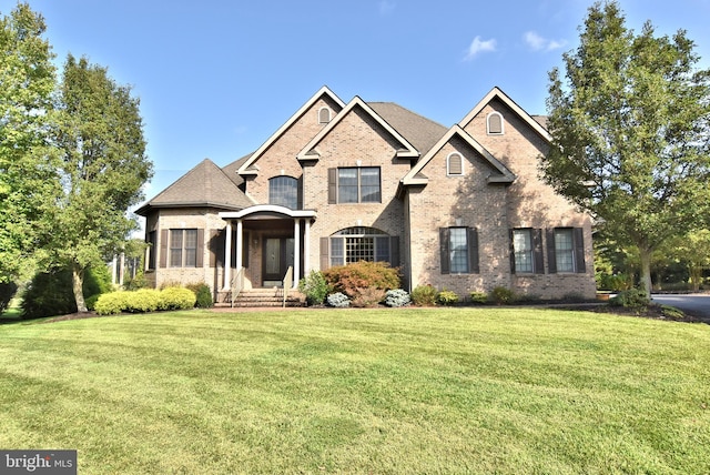 view of front of house featuring a front yard