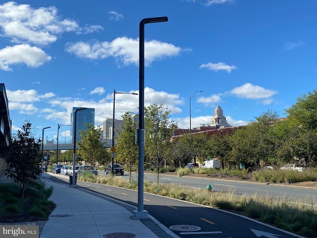 view of road