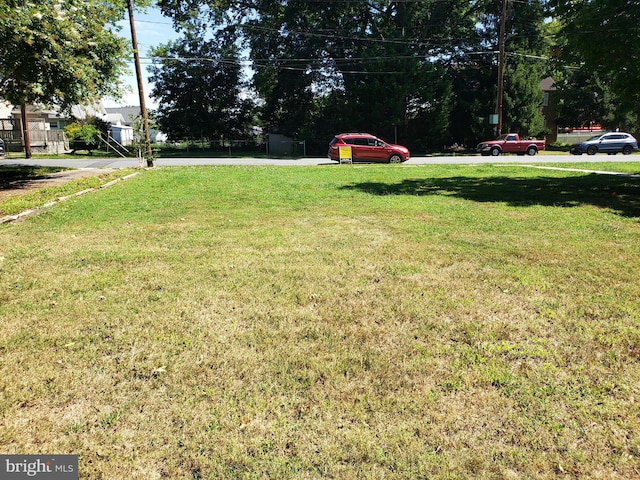 view of yard