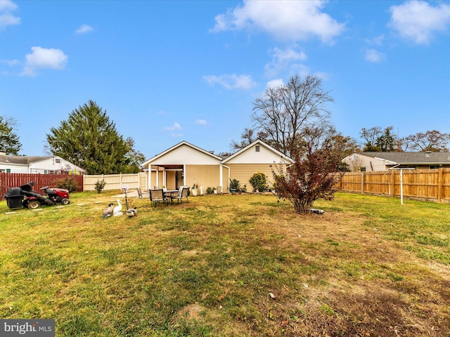 view of yard