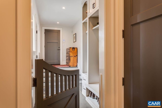 view of mudroom