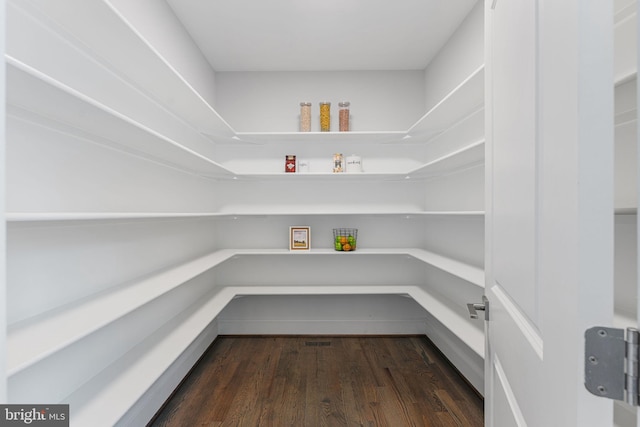 view of pantry