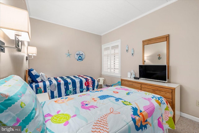 110 81st St Unit G03, Ocean City, MD 21842 - bedroom with crown molding and carpet flooring