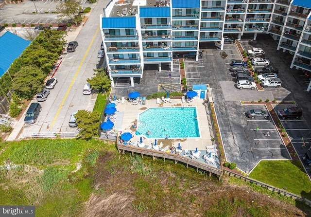 110 81st St Unit G03, Ocean City, MD 21842 - bird's eye view of a pool
