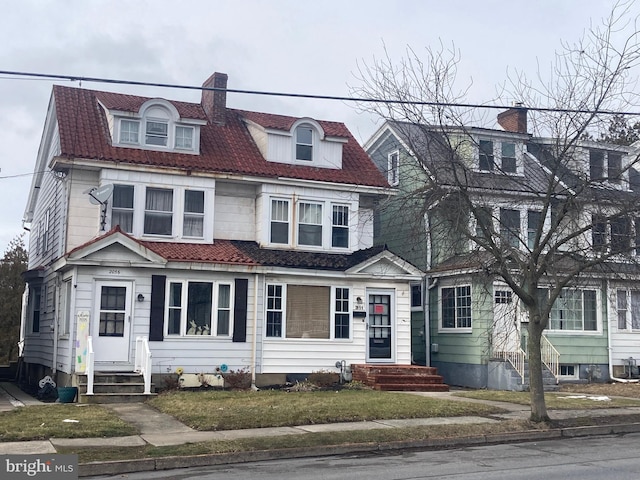 view of front of home