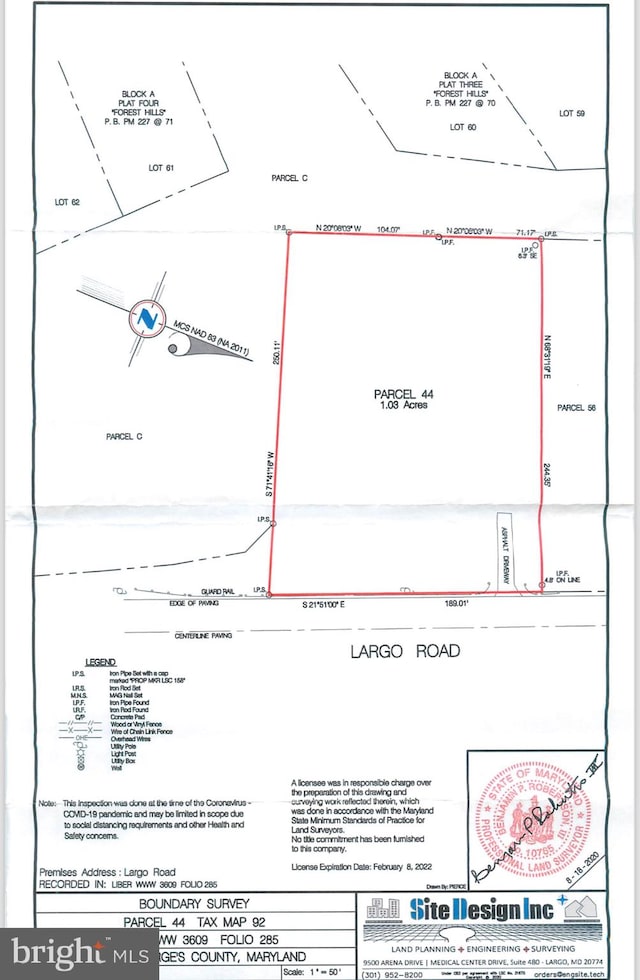 Largo Rd, Upper Marlboro MD, 20772 land for sale