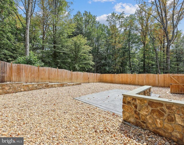 view of yard with a patio