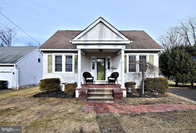 view of bungalow-style home