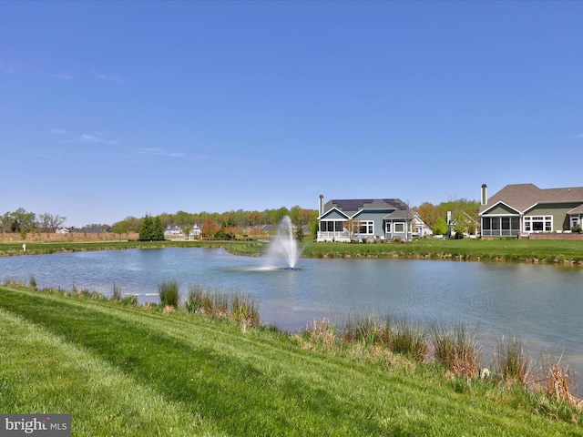 property view of water