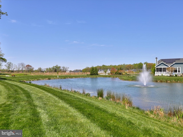 property view of water