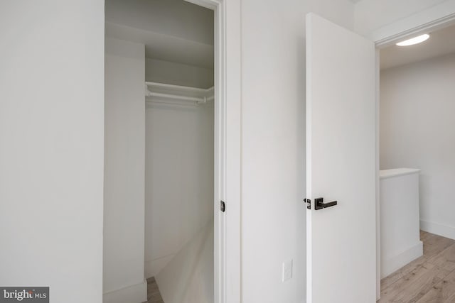 view of closet