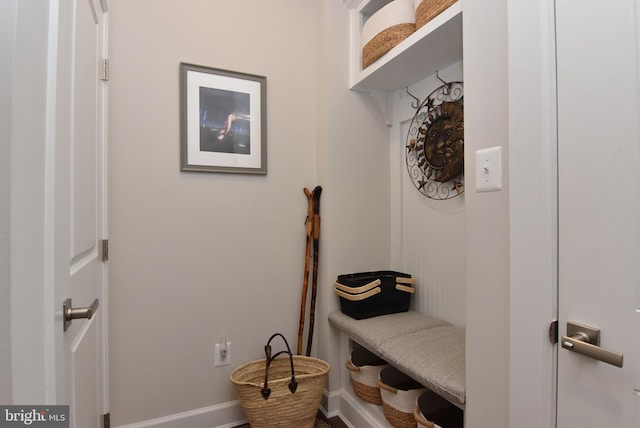 view of mudroom