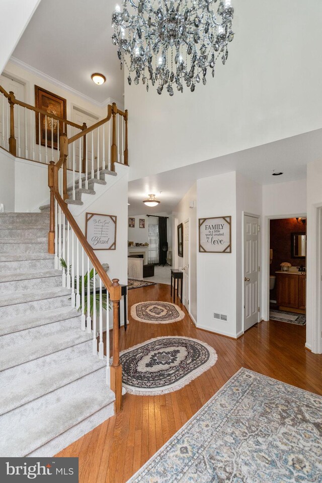 interior space featuring hardwood / wood-style flooring